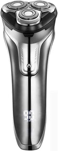 Electric Razor Rechargeable Electric Shaver with Pop Up Beard Trimmer