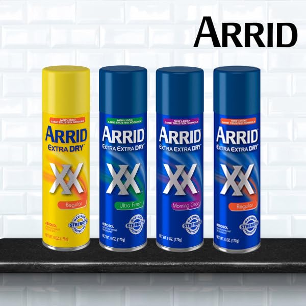Arrid XX Extra Dry Aerosol Antiperspirant Deodorant Regular 6 oz. (Pack of 12)
