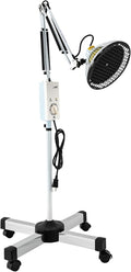 Infrared Heat Lamp 110V/250W Height Adjustable Standing Far Infrared Lamp with Wheels Pain Relief Light Infrared Light Rotating Therapy Light