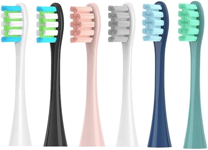 4/8/12/16 Pcs Replacement Toothbrush Heads Compatible with Oclean X/X PRO/ Z1/ F1/ One/Air 2/ SE Sonic Electric Toothbrush Dupont Bristle(16 Pcs White)