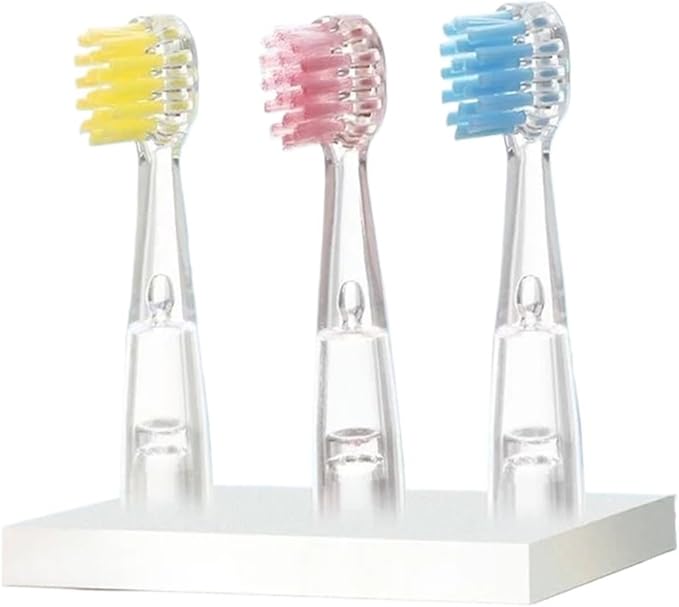 Kids Replacement Toothbrush Heads ForCompatible for Revyline RL025/LANBEIBEI LB-L01 Electric Accessories Nozzles Bristles(4PCS Yellow)
