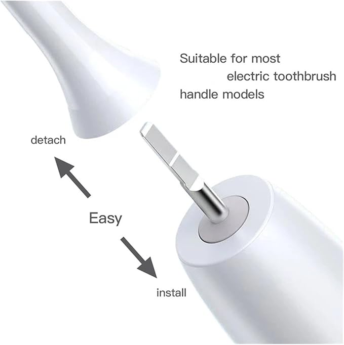 20PCS Replacement Toothbrush HeadsCompatible for SOOCAS X3S/X3U/X5 Electric Tooth Brush Soft Bristle Nozzles(20 Black)