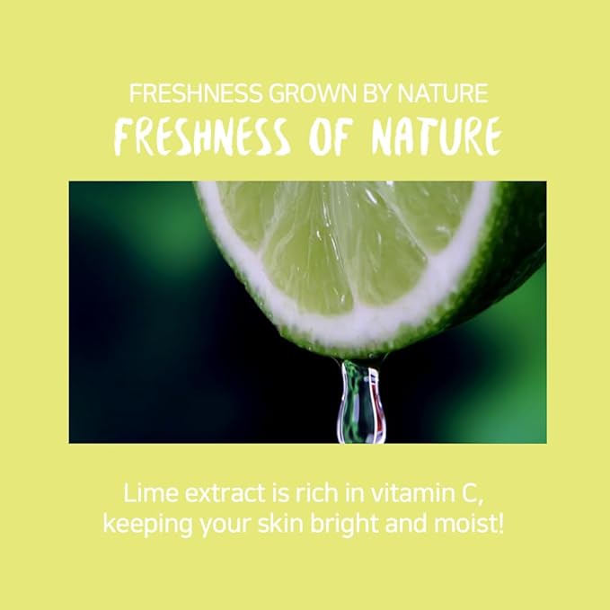 Natural Body Wash 42.3 fl oz 1.2 kg (Lime)