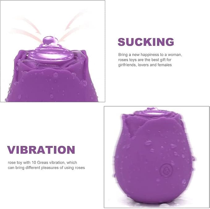 2026 Newly Portable Vibrating Massager -Clitioral Sucker Relaxes Muscles Viboators Toy 10 Modes Couples - for Body and Back Foot Silent Personal for Sports Massage Adult Tools Relaxation XJH-Purple05