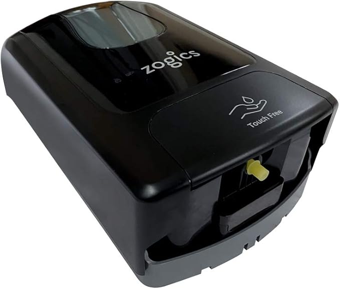 Zogics Touch-Free Automatic Dispenser for Gel Hand Sanitizer and Liquid Soap Wall-Mounted (Black)