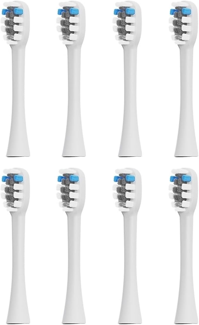 4pcs 8pcs Replacement Heads Compatible with Electric Toothbrush MT001 Brush Nozzles(4pcs)
