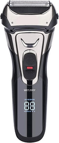 Men's Foil Shaver Men's Electric RazorWet/Dry IPX7 Waterproof Electric Shavers Exceptional Comfort