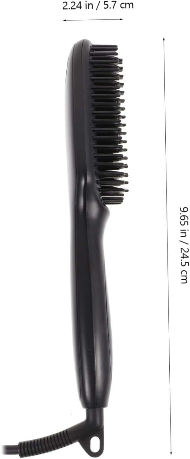 Mikinona Straightening Brush for Men Multi Functional Beard and Hair Styler with Temperature Settings Technology Safe Heating Tool for Smooth and Shiny