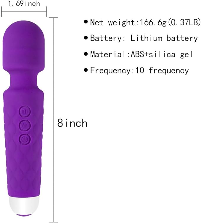 New Upgraded Handheld Small Mini Massager Stick Back Muscle Massager in Rose