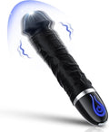 Handheld Vibrating Massager - Clitioral Relaxes Muscles Tool Viboators Toy Couples Clitioral Sucker High Frequency Silent Personal Massage Adult Tools Relaxation Portable POW0256 (Black)