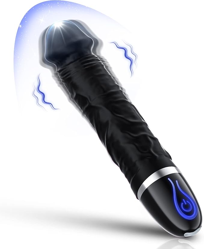 Handheld Vibrating Massager - Clitioral Relaxes Muscles Tool Viboators Toy Couples Clitioral Sucker High Frequency Silent Personal Massage Adult Tools Relaxation Portable POW0256 (Black)
