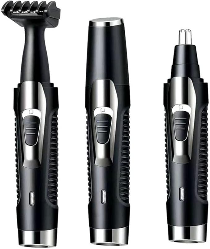 Ear and Nose Hair Trimmer for Men Painless Ear Hair Trimmer Rechargeable Compact Clipper Waterproof Dual Edge Blades for Easy Cleansing