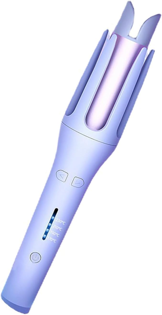 ZJchao Automatic Curling Iron 32mm Ionic Ceramic Hair Curling Wand Fast Heating Curler with 4 Temperature Settings for Salon Home Styling (US Plug 110V)