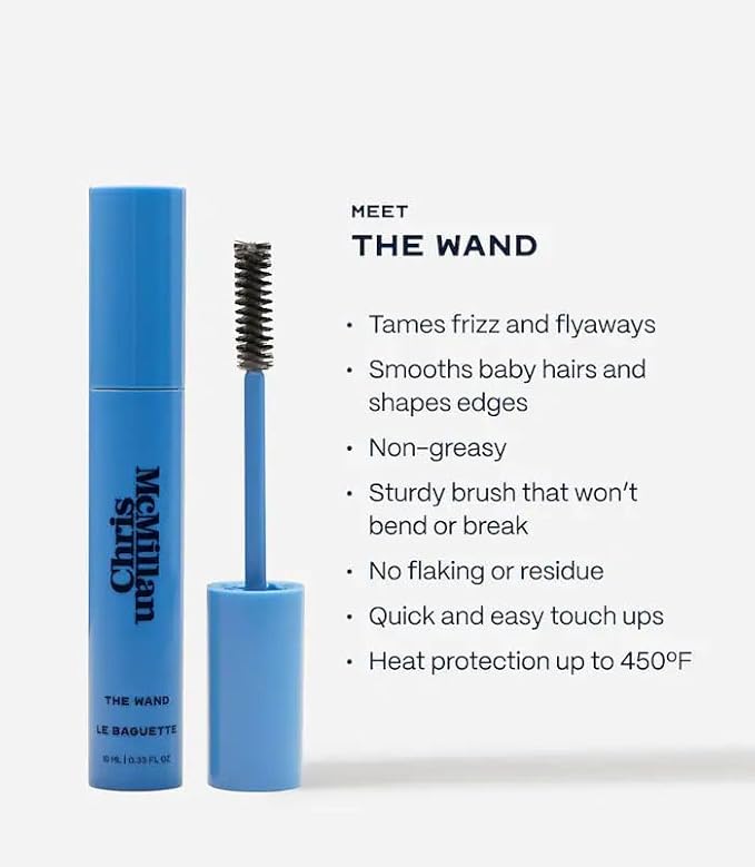 Chris McMillan - The Smooth and Tame Hair Wand - Portable Styling Tool to Smooth Frizz Tame Flyaways Shape Edges and Keep Hair Polished Anytime Anywhere