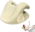 Neck Massager Pillow - 26° Angle Neck Relaxer Shoulder Relief Device Ergonomic with Heat Function Massage Tool for Stress Relief Muscle Relaxation and Cervical Traction Aid for Adults