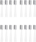 16pcs Replacement Toothbrush Heads Compatible for Jianpai JD015 Soft Bristles Nozzles