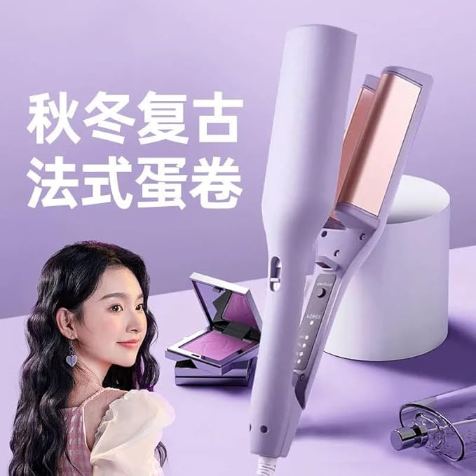 Curling Iron with Bubble Design Pink Styling Tool