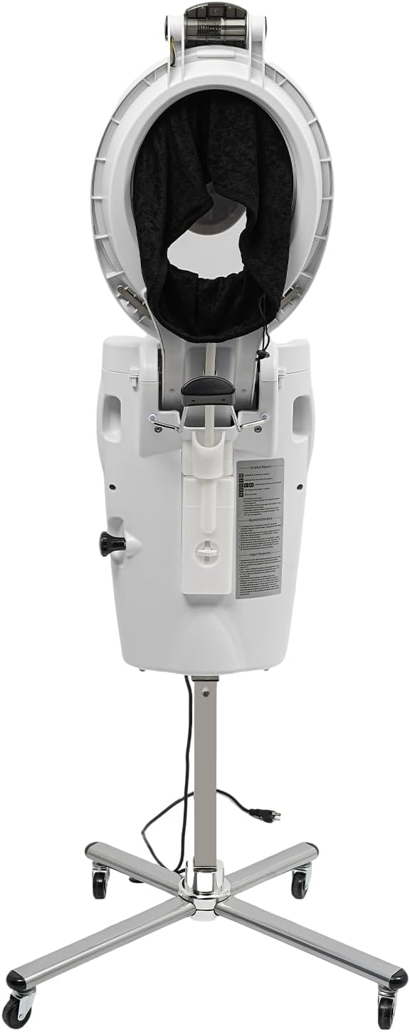 Standing Hair Steamer Professional Steamer for Hydration Dry Hair Treatment Mister Scalp Treatment Dye Perm for Hair Salon 12-Color Light