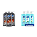 Dial Men 3in1 Body Hair and Face Wash Ultimate Clean 69 fl oz (3-23 fl oz Bottles) &amp Body Wash Refresh &amp Renew Spring Water 23 fl oz (Pack of 3)