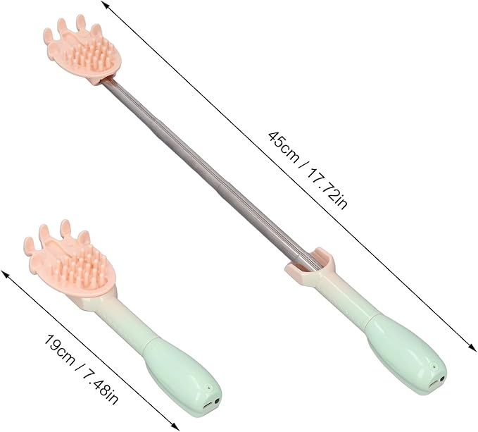 Hztyyier Electric Back Scratcher Rechargeable Itch Relief Tool Lightweight Body Massage Device for Home Travel