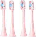4pcs Toothbrush Heads ReplacementCompatible for SOOCAS X1 X3 X3U X5 Replacement Heads(4pcs Pink)