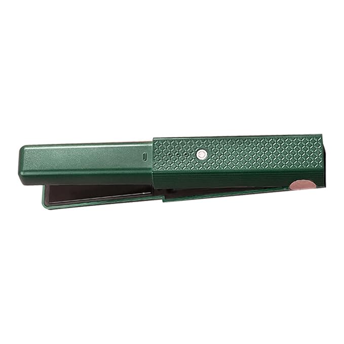Cordless Hair Straightening and Curling Flat Iron Quick Heating Tourmaline Ceramic Hair Straightener Curler 2 in 1 Portable Styling Tool 18W(Green)
