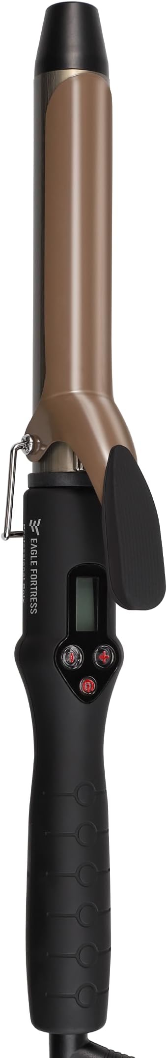 Eagle Fortress Curling Iron 1 Inch | Hair Curler &amp Curling Wand with Digital Display for Smooth Long-Lasting Curls | Fast Heating Ceramic Barrel