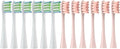 4/12 Pcs Replaceable Brush Heads Suitable Compatible for Oclean X/X PRO/ Z1/ F1/ One/Air 2 /SE Sonic Electric Toothbrush Refills(6white6pink)
