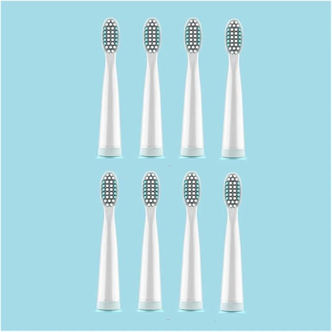 Compatible for 8 Electric Toothbrush Heads - Soft Bristle Suitable for J110 / J209(Only 8pcs Black Head)