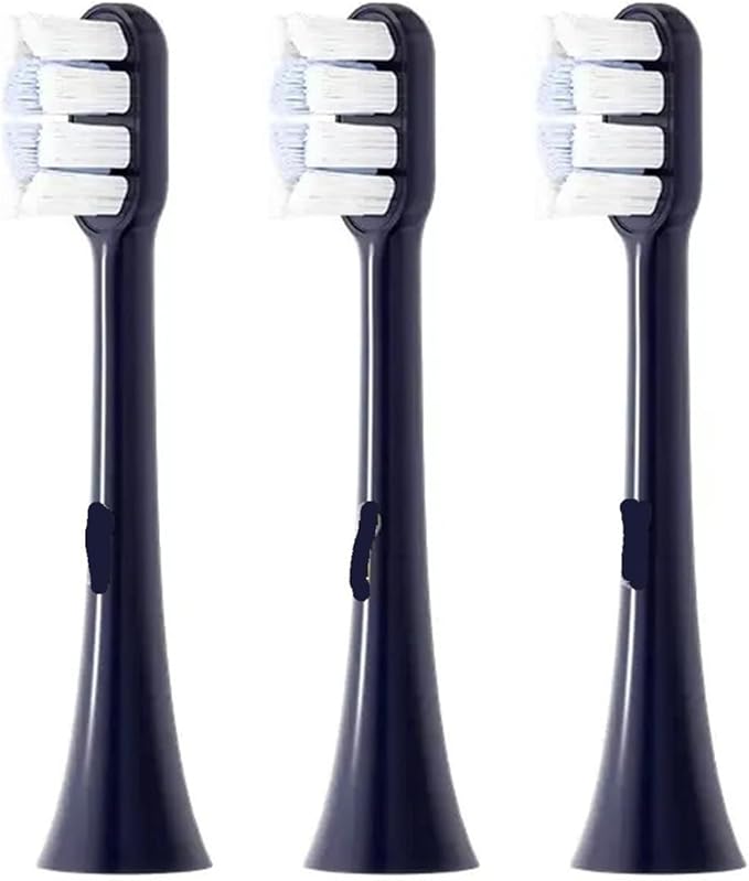 Replacement Toothbrush Heads Compatible for Revyline RL070 Electric Accessories Nozzles Bristles(4PCS Black)