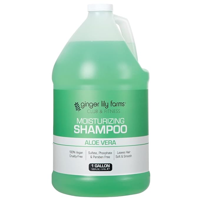 Ginger Lily Farms Club &amp Fitness Body Wash + Shampoo + Conditioner Bundle Aloe Vera