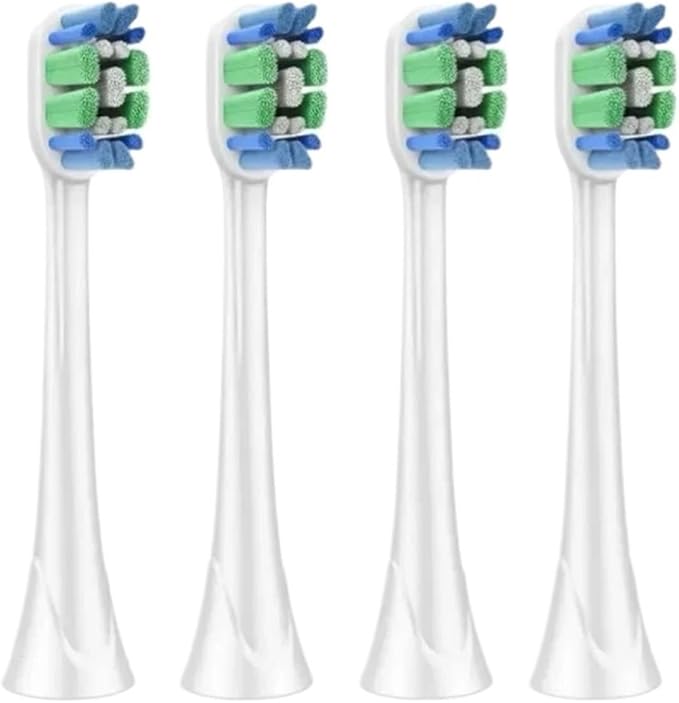 16/32pcs Replacement Toothbrush HeadCompatible for NEWSTART NST001/BH012 Soft Bristle Tooth Brush(16PCS)
