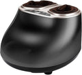Foot Massager Machine with Heat Shiatsu Deep Tissue Kneading Rolling Massage Air Compression for Plantar Fasciitis Pain Relief Relax for Home or Office Birthday and Christmas Gifts for Women Men