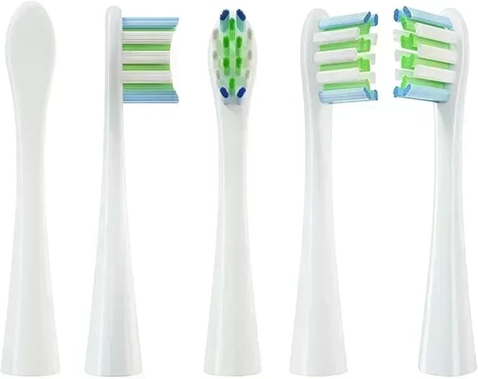 Compatible for Oclean One/ Air2 /SE/X/X PRO/ Z1/ F1 Electric Toothbrush Head 10 Pcs Replaceable Brush with Independent Package(5White5Pink)