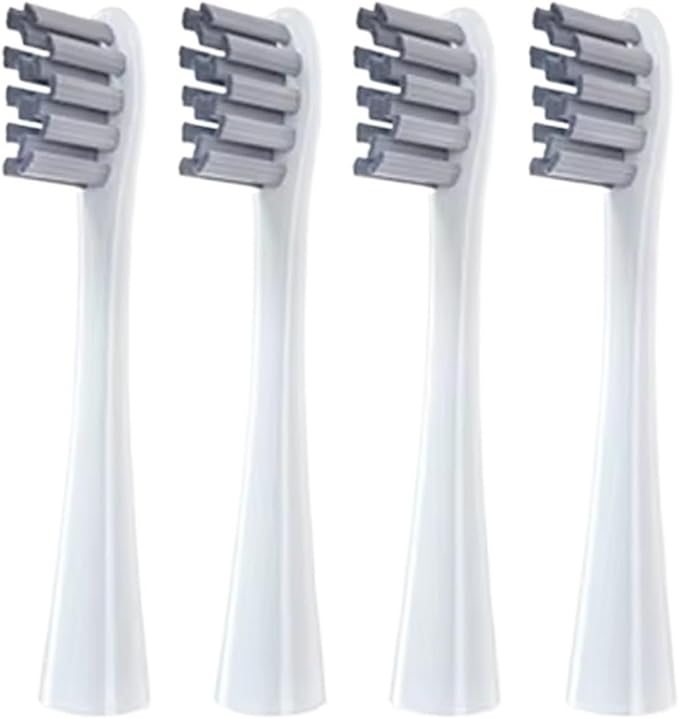 Toothbrush Heads Compatible for Air2/One/SE X/X PRO/Z1/F1 4PCS(4pcs Grey)