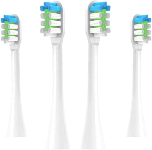 16PCS Replacement Toothbrush Heads Compatible for Nandme nx8000 Soft Bristle Tooth Brush Head(16pcs White)