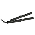 Iso Beauty Newest Turbo Silk Edition 1” Scratch resistant Titanium Plates Hair Straightener Flat Iron (Black)