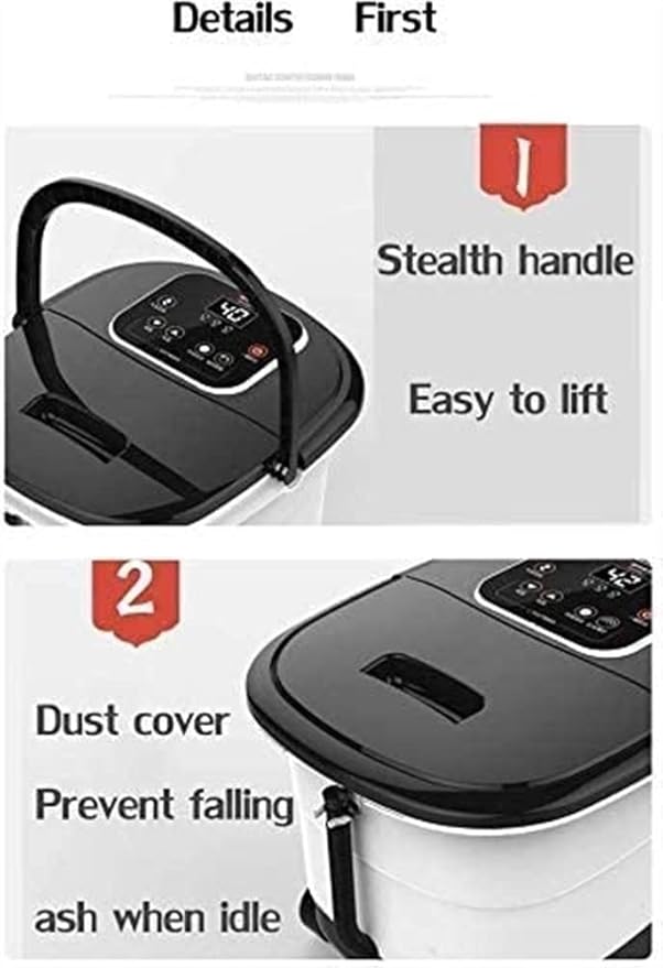 Foot Bath Massager Foot Spa Bath Massager with Heat Digital Temperature Control 6 Massage Rollers Suitable for Feet Stress Relief Foot Soaker