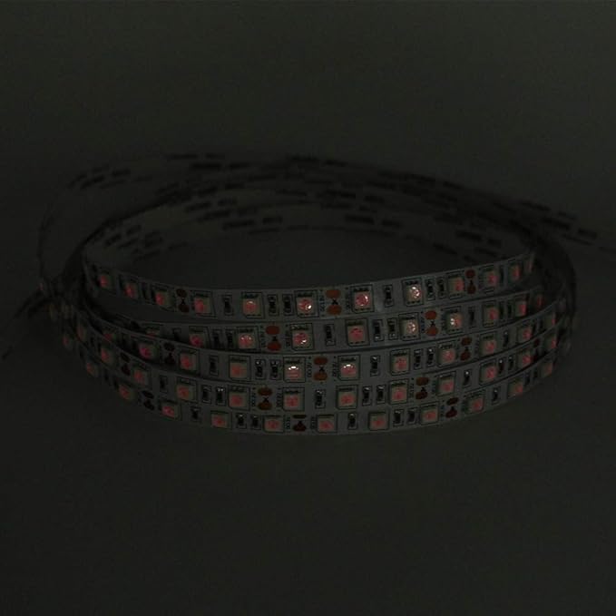 5M/16.4ft SMD5050 300LEDs Near Infrared 850nm NIR Single Chip DC12V 24W Flexible IR LED Strips Light Non-Waterproof 8mm Wide 60LEDs/M 4.8W/M Light Strip