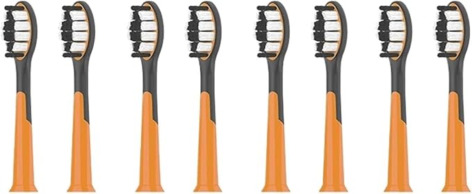 Replacement Toothbrush Heads Compatible for S9 P5 Electric Brush(8PCS Black)