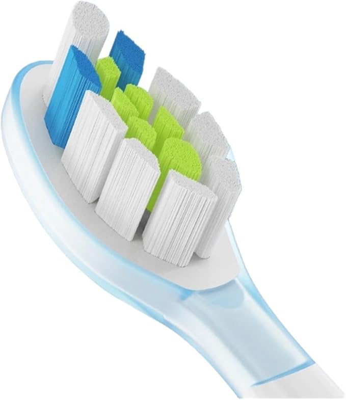 8Pcs Replacement Brush Heads Compatible for Philips HX6064 HX6930 HX6730 Sonic Electric Toothbrush Vacuum 4100 6500 6100 5300(C3 Black)