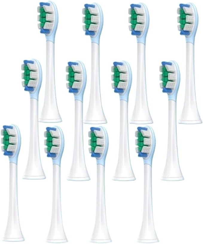 9Models Toothbrush Head CCompatible for with Sonicare HX3/HX6/HX9 Series Models(12pcs 904-C)