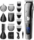 Hair Clippers for Men 6in1 Facial Grooming Set Hair Trimmer Waterproof Electric Shaver Hair Clipper Men Eyebrow Nose Ear trimer Beard Stubble Trimmer