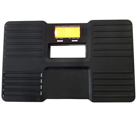 Weighing Scale Digital Scales Electronic Bathroom Scale Portable Body Health Weighing Balance 150Kg Black