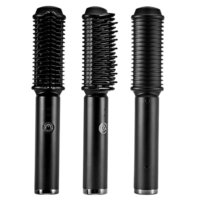 WJREGG Hair Brush Straightening Brush Hair Straighteners Straightening Brush Hair Brush Straightener Hair Curler Hair Comb Cordless