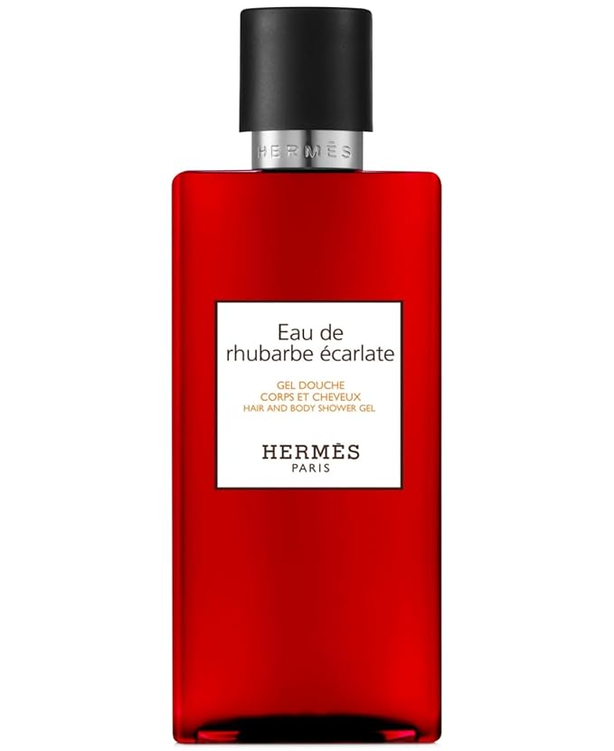 Hermes Eau De Rhubarbe Ecarlate Hair &amp Body Shower Gel 6.5 Ounce