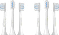 Compatible for 3pcs/6pcs MIJIA T302 Sonic Toothbrush Heads Teethbrush Replacement Oral Hygiene Mi Clean(6pcs White)