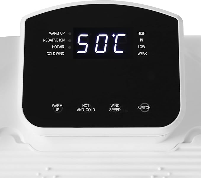 1400W Body Dryer Machine for After Shower Electric Full Body Dryer Machine Full Body Hair &amp Skin Dryer with Touch Control &amp Auto Sensor Waterproof Design for Bathroom Home and Elderly Use