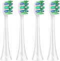 4 PCS Electric Toothbrush Replacement Head Tooth Brush Heads Compatible for HX3/6/9 Series Soft Bristles Nozzles(BL553)