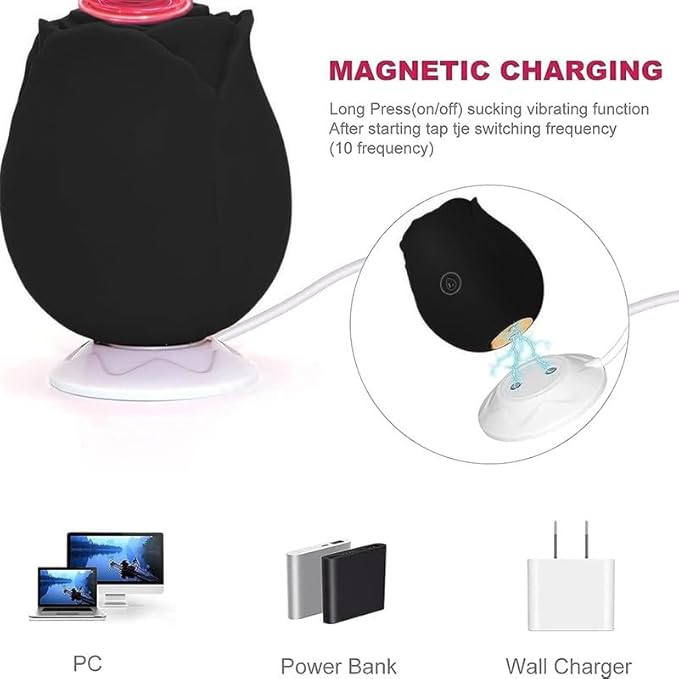 2026 Newly Portable Vibrating Massager -Clitioral Sucker Relaxes Muscles Viboators Toy 10 Modes Couples - for Body and Back Foot Silent Personal for Sports Massage Adult Tools Relaxation XJH-Black48
